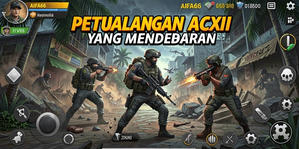 Screenshot AIFA66 menampilkan aksi mendebarkan dari gameplay