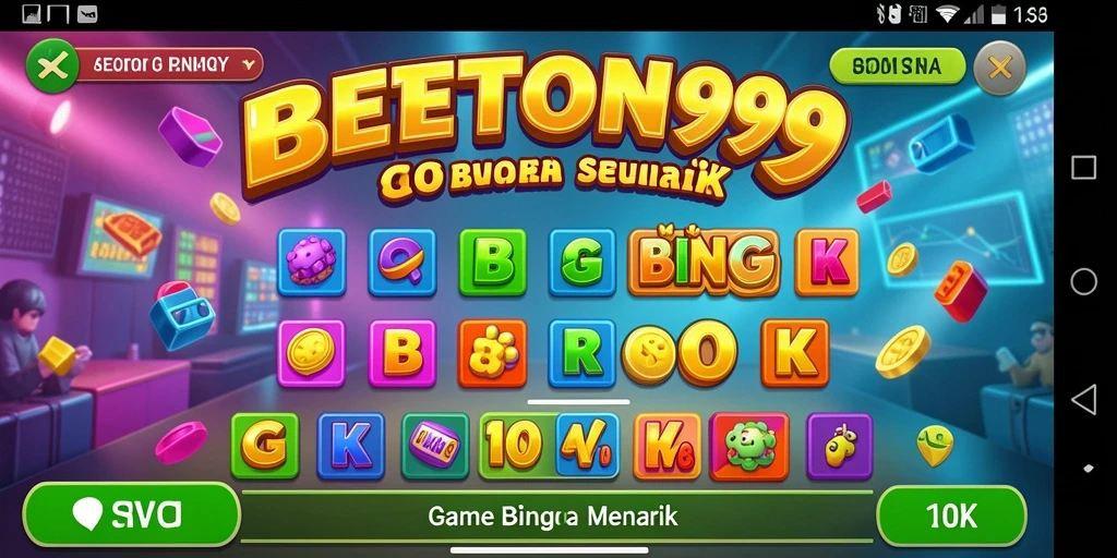Tampilan menarik gameplay Bingo di BETON999.