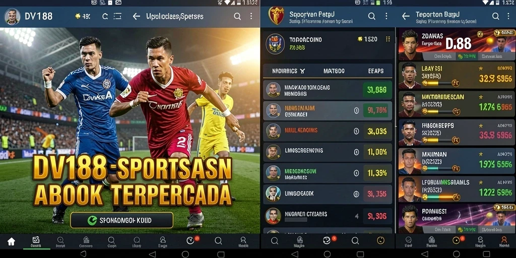 Tampilan menarik dari gameplay DV188 yang menampilkan berbagai pilihan taruhan.