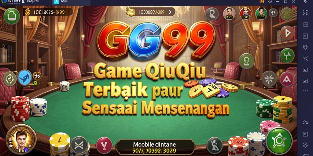 Tampilan gameplay QiuQiu yang menegangkan dan seru.