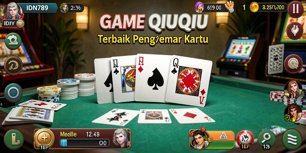 Screenshot gameplay QiuQiu yang menampilkan suasana seru dalam permainan.