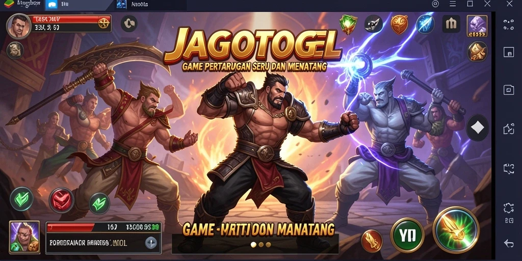 Tampilan action seru dalam gameplay JAGOTOGEL.