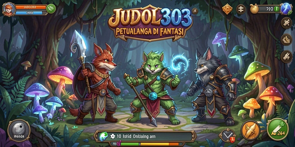 Screenshot gameplay JUDOL303 menampilkan petualangan mendebarkan dengan grafik menakjubkan.