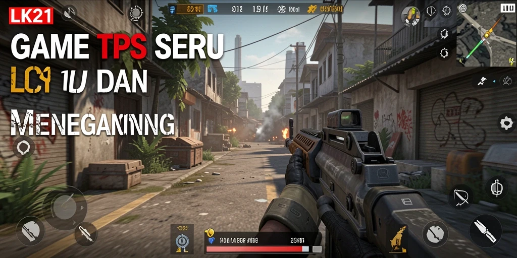 Tampilan gameplay LK21 yang menegangkan dan seru.