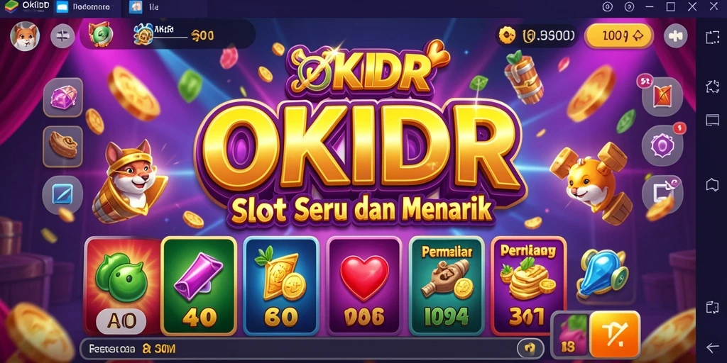 Gameplay menarik dari OKIDR yang menampilkan putaran slot seru.