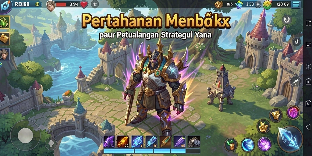 Menampilkan gameplay menarik Tower Defense yang menantang.
