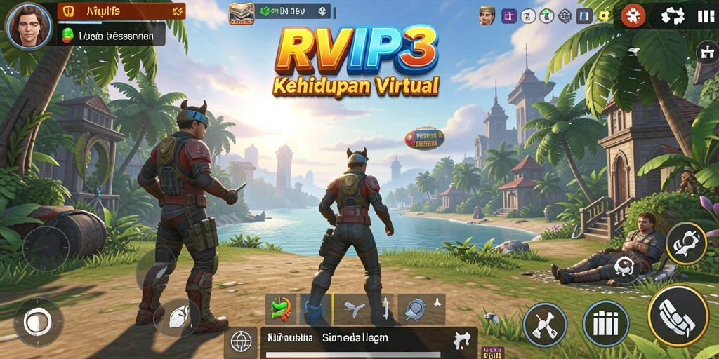 Tampilan gameplay RVIP3 yang menakjubkan dan interaksi mendalam.