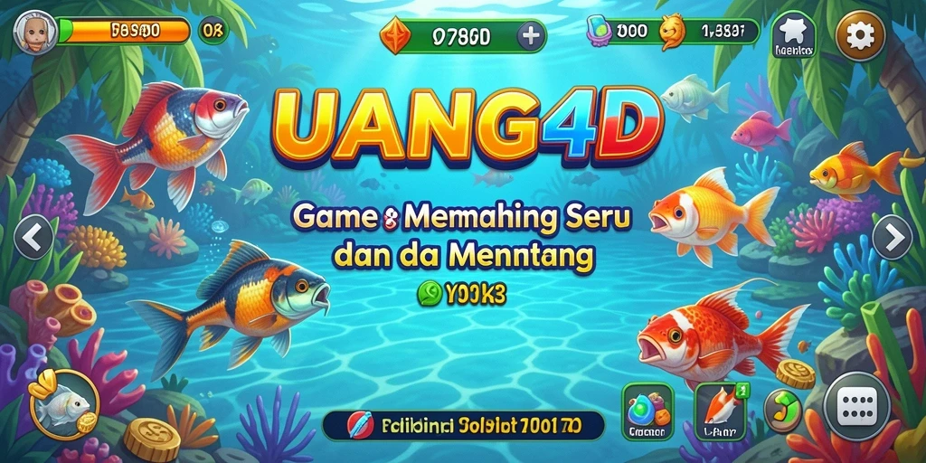 Screenshot gameplay UANG4D menunjukkan aksi memancing yang seru dan menantang.